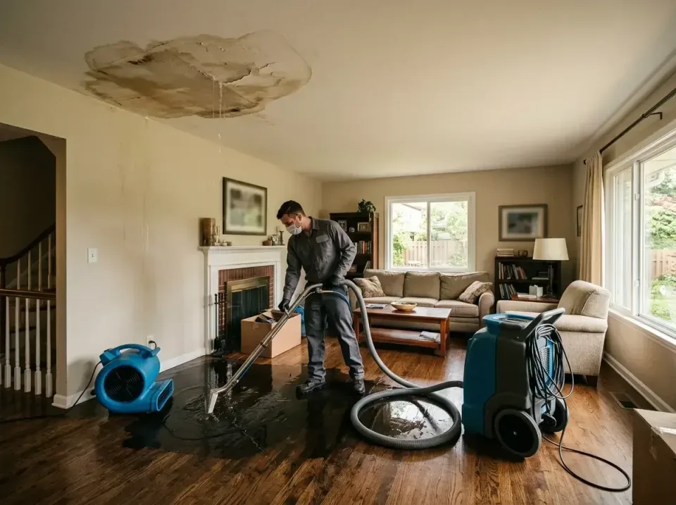 attic-pipe-burst-ceiling-drip-008 — frequently asked questions, Water Damage Restoration & Carpet Care in Polk City, IA